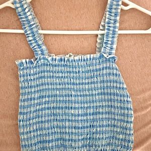 Ivy and main plaid crop top